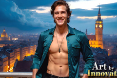 The Beautiful & Handsome,Young Men version of the Golden City Collection,created by,Art by Innovation.