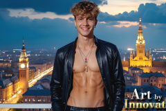 The Beautiful & Handsome,Young Men version of the Golden City Collection,created by,Art by Innovation.