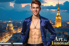 The Beautiful & Handsome,Young Men version of the Golden City Collection,created by,Art by Innovation.