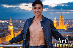 The Beautiful & Handsome,Young Men version of the Golden City Collection,created by,Art by Innovation.