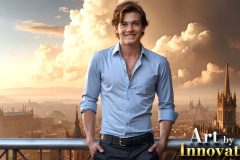 The Beautiful & Handsome,Young Men version of the Golden City Collection,created by,Art by Innovation.