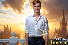 The Beautiful & Handsome,Young Men version of the Golden City Collection,created by,Art by Innovation.