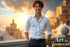 The Beautiful & Handsome,Young Men version of the Golden City Collection,created by,Art by Innovation.