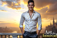 The Beautiful & Handsome,Young Men version of the Golden City Collection,created by,Art by Innovation.