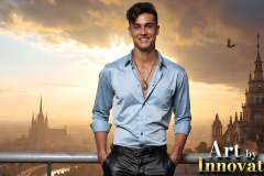 The Beautiful & Handsome,Young Men version of the Golden City Collection,created by,Art by Innovation.