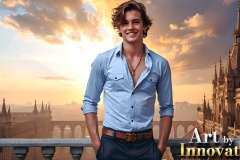 The Beautiful & Handsome,Young Men version of the Golden City Collection,created by,Art by Innovation.