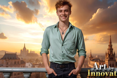 The Beautiful & Handsome,Young Men version of the Golden City Collection,created by,Art by Innovation.