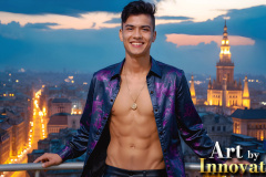 The Beautiful & Handsome,Young Men version of the Golden City Collection,created by,Art by Innovation.