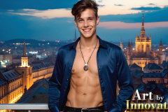 The Beautiful & Handsome,Young Men version of the Golden City Collection,created by,Art by Innovation.