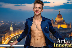 The Beautiful & Handsome,Young Men version of the Golden City Collection,created by,Art by Innovation.