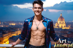 The Beautiful & Handsome,Young Men version of the Golden City Collection,created by,Art by Innovation.