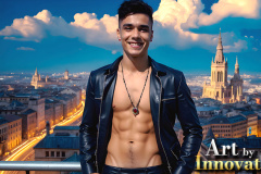 The Beautiful & Handsome,Young Men version of the Golden City Collection,created by,Art by Innovation.