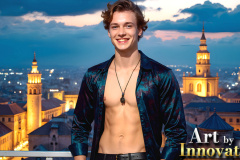 The Beautiful & Handsome,Young Men version of the Golden City Collection,created by,Art by Innovation.