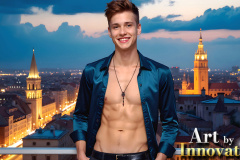 The Beautiful & Handsome,Young Men version of the Golden City Collection,created by,Art by Innovation.