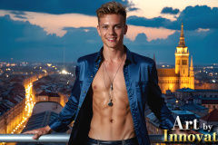 The Beautiful & Handsome,Young Men version of the Golden City Collection,created by,Art by Innovation.