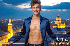 The Beautiful & Handsome,Young Men version of the Golden City Collection,created by,Art by Innovation.