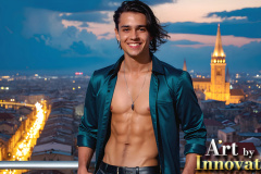 The Beautiful & Handsome,Young Men version of the Golden City Collection,created by,Art by Innovation.