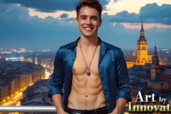 The Beautiful & Handsome,Young Men version of the Golden City Collection,created by,Art by Innovation.