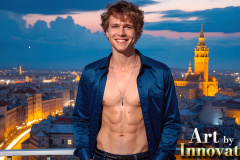 The Beautiful & Handsome,Young Men version of the Golden City Collection,created by,Art by Innovation.