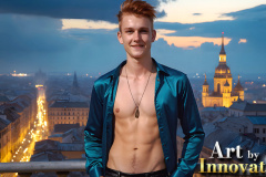 The Beautiful & Handsome,Young Men version of the Golden City Collection,created by,Art by Innovation.