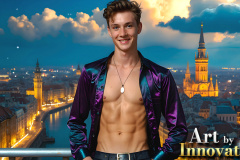 The Beautiful & Handsome,Young Men version of the Golden City Collection,created by,Art by Innovation.