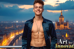 The Beautiful & Handsome,Young Men version of the Golden City Collection,created by,Art by Innovation.