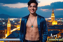 The Beautiful & Handsome,Young Men version of the Golden City Collection,created by,Art by Innovation.