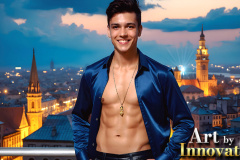 The Beautiful & Handsome,Young Men version of the Golden City Collection,created by,Art by Innovation.