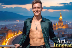 The Beautiful & Handsome,Young Men version of the Golden City Collection,created by,Art by Innovation.