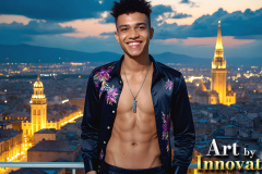 The Beautiful & Handsome,Young Men version of the Golden City Collection,created by,Art by Innovation.