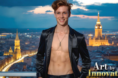 The Beautiful & Handsome,Young Men version of the Golden City Collection,created by,Art by Innovation.