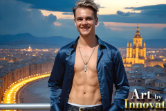 The Beautiful & Handsome,Young Men version of the Golden City Collection,created by,Art by Innovation.