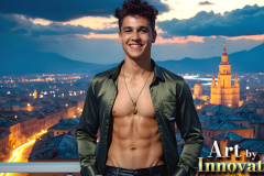 The Beautiful & Handsome,Young Men version of the Golden City Collection,created by,Art by Innovation.