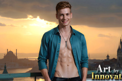 The Beautiful & Handsome,Young Men version of the Golden City Collection,created by,Art by Innovation.