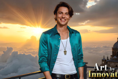 The Beautiful & Handsome,Young Men version of the Golden City Collection,created by,Art by Innovation.