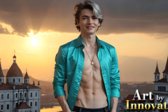 The Beautiful & Handsome,Young Men version of the Golden City Collection,created by,Art by Innovation.