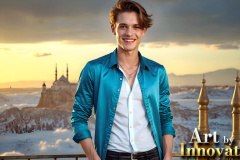 The Beautiful & Handsome,Young Men version of the Golden City Collection,created by,Art by Innovation.