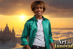 The Beautiful & Handsome,Young Men version of the Golden City Collection,created by,Art by Innovation.