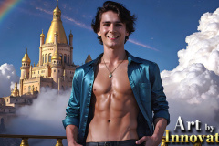 The Beautiful & Handsome,Young Men version of the Golden City Collection,created by,Art by Innovation.