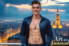 The Beautiful & Handsome,Young Men version of the Golden City Collection,created by,Art by Innovation.