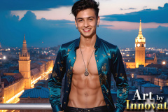 The Beautiful & Handsome,Young Men version of the Golden City Collection,created by,Art by Innovation.