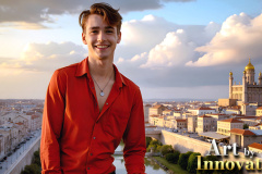 The Beautiful & Handsome,Young Men version of the Golden City Collection,created by,Art by Innovation.