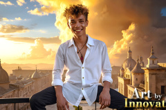 The Beautiful & Handsome,Young Men version of the Golden City Collection,created by,Art by Innovation.