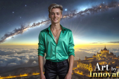 The Beautiful & Handsome,Young Men version of the Golden City Collection,created by,Art by Innovation.