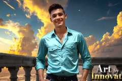 The Beautiful & Handsome,Young Men version of the Golden City Collection,created by,Art by Innovation.