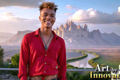 The Beautiful & Handsome,Young Men version of the Golden City Collection,created by,Art by Innovation.