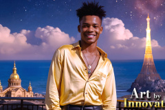 The Beautiful & Handsome,Young Men version of the Golden City Collection,created by,Art by Innovation.