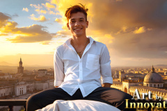 The Beautiful & Handsome,Young Men version of the Golden City Collection,created by,Art by Innovation.