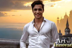 The Beautiful & Handsome,Young Men version of the Golden City Collection,created by,Art by Innovation.