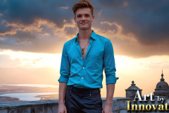 The Beautiful & Handsome,Young Men version of the Golden City Collection,created by,Art by Innovation.